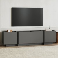 Тумба под ТВ Hanah Home Lowen Anthracite Black