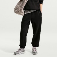 Pantaloni spotivi pentru copii Nike G Sportswear Studio Fleece Black/White, s.L