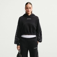 Женская толстовка Nike Studio Fleece Medium Weight Total Black/Sail, s.M