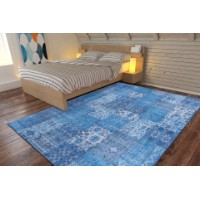 Covor Conceptum Hypnose Jazz Chenille Blue AL 325 0.75x1.50m