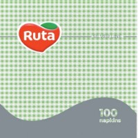 Șervețele de masă Ruta Silver Line Green 100pcs