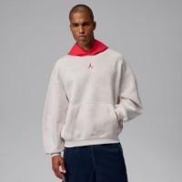 Hanorac pentru bărbați Nike M Jordan Brooklyn Fleece Phantom/University Red, s.XXL
