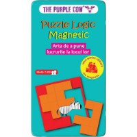 Joc educativ de masa Purple Cow Puzzle Logic (CW0201)