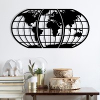 Декоративное панно Wallity World Map 11