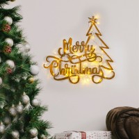Panou decorativ Wallity Xmasgold 008