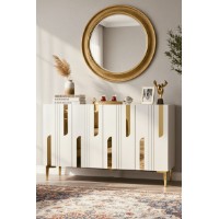Тумба Hanah Home Nota 120 White Gold