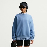 Женская толстовка Nike Studio Fleece Medium Weight Blue/Sail, s.L