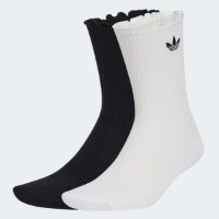 Женские носки Adidas Ruffle Cr S 2P Black/White, s.M