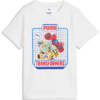 Детская футболка Puma x Transformers Graphic Puma White, s.110