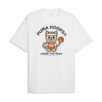 Tricou pentru copii Puma Junior Varsity II Puma White, s.M