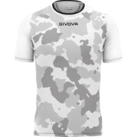 Мужская футболка Givova Army White/Grey, s.S (MA041-0309)