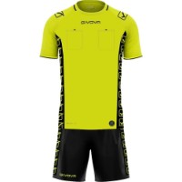 Costum sportiv pentru bărbați Givova Referre Official Yellow Fluo, s.S (KITA09-0019)
