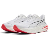 Adidași pentru dame Puma Deviate Lt Nitro Puma White/Ultra Red, s.40.5