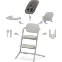 Стульчик для кормления Cybex Lemo 4in1 Suede Grey (521003215)