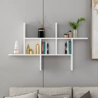 Raft de perete Hanah Home Madakaskar White
