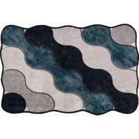 Коврик для ванной Trendy Circle 2pcs Blue (GTR008780)