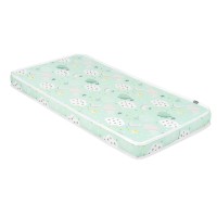 Saltea pentru copii Kikka Boo Fantasia Clouds Mint 120x60x9cm (41107030004)