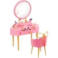 Masă de toaletă Battat Vanity Table & Chair Pink (BD35415Z)