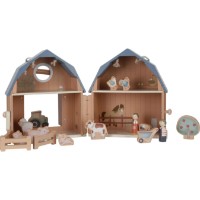 Căsuță pentru păpuși Little Dutch Little Farm: Barn (LD7152)