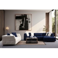 Canapea de colț Atelier Del Sofa Boston Right Night Blue