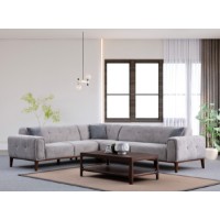 Canapea de colț Atelier Del Sofa Athena Corner L2-C-3R Light Grey
