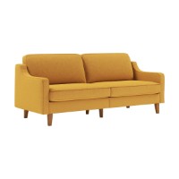 Диван Atelier Del Sofa Robin 3 Mustard Walnut