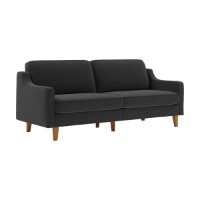 Canapea Atelier Del Sofa Robin 3 Night Grey Walnut