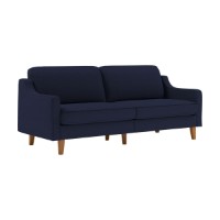Canapea Atelier Del Sofa Robin 3 Night Blue Walnut