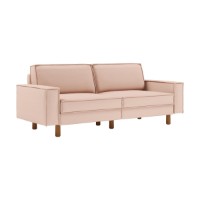Canapea Atelier Del Sofa Sparrow 3 Salmon Walnut