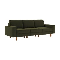 Диван Atelier Del Sofa Sparrow Extra 3 Oil Green Walnut