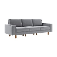 Диван Atelier Del Sofa Sparrow Extra 3 Fog Grey Walnut