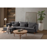 Угловой диван Atelier Del Sofa Flexy Relax Anthracite
