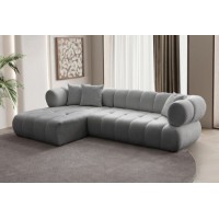 Canapea de colț Atelier Del Sofa Petra Left Grey