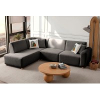 Угловой диван Atelier Del Sofa S-Loft Left Anthracite
