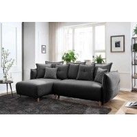 Canapea de colț Atelier Del Sofa Puffy Anthracite