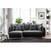 Угловой диван Atelier Del Sofa Puffy Anthracite