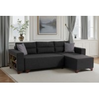 Canapea de colț Atelier Del Sofa Tloft Mini Anthracite