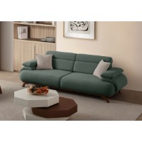 Canapea Atelier Del Sofa Bonjo Walnut Green