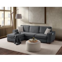 Canapea de colț Atelier Del Sofa Salvador Anthracite