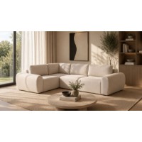 Canapea de colț Atelier Del Sofa Mono Left P Ecru