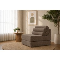 Бескаркасное кресло Atelier Del Sofa Duo Relax Smoke Grey