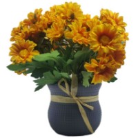 Декоративный цветок Casa Masa Crizanteme in ghiveci 23cm Yellow DK24136YL