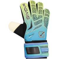 Перчатки футбольные Givova Artiglio Turquoise/Yellow, s.11