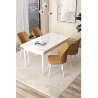 Set mobilă pentru bucătărie Hanah Home Arp White Cappuccino