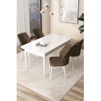Set mobilă pentru bucătărie Hanah Home Arp White Brown