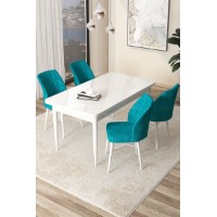 Комплект для столовой Hanah Home Arp White Turquoise