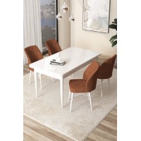 Комплект для столовой Hanah Home Arp White Tile Red