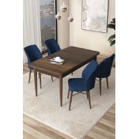 Комплект для столовой Hanah Home Arp Baroque Navy Blue