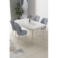 Комплект для столовой Hanah Home Nil White Grey