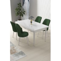 Комплект для столовой Hanah Home Nil White Khaki
